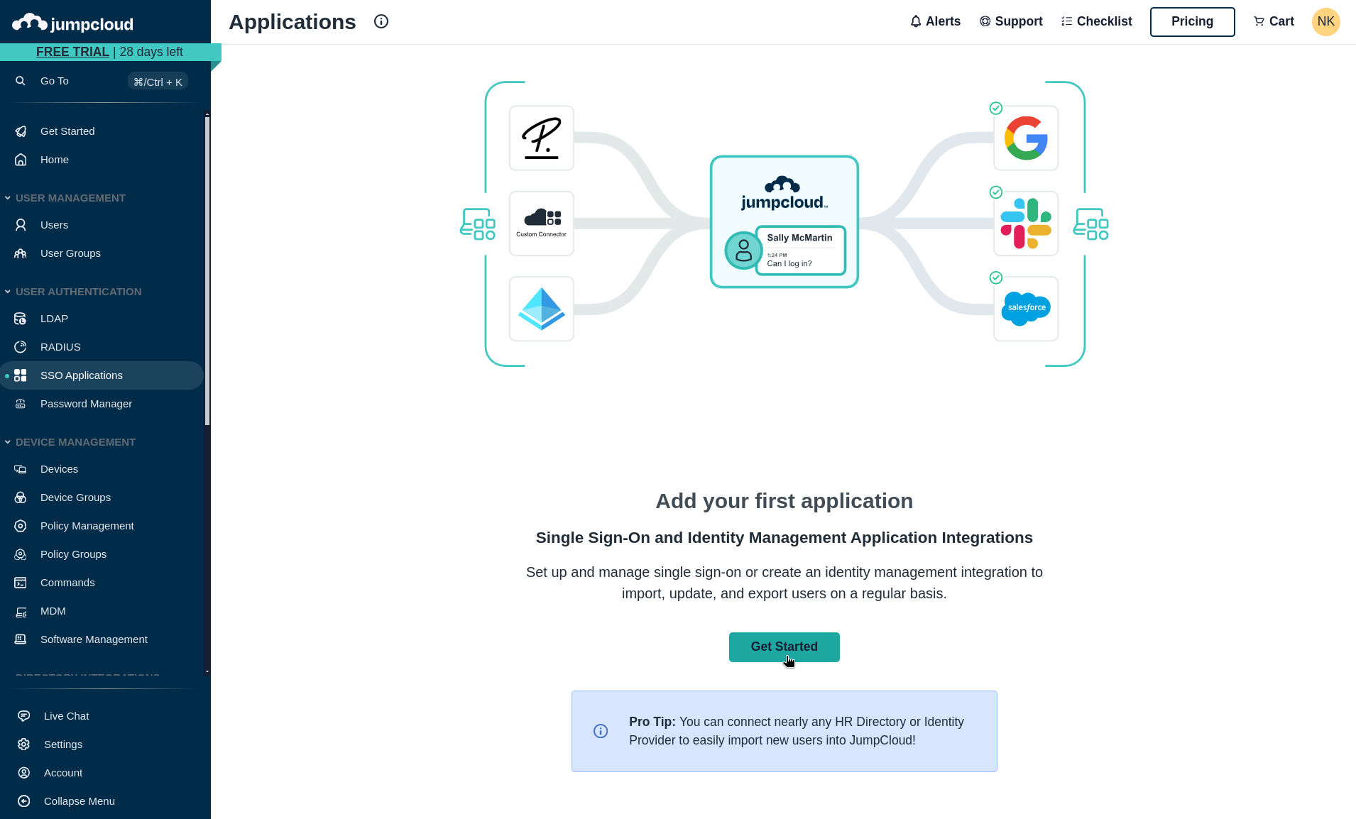 Add New Application