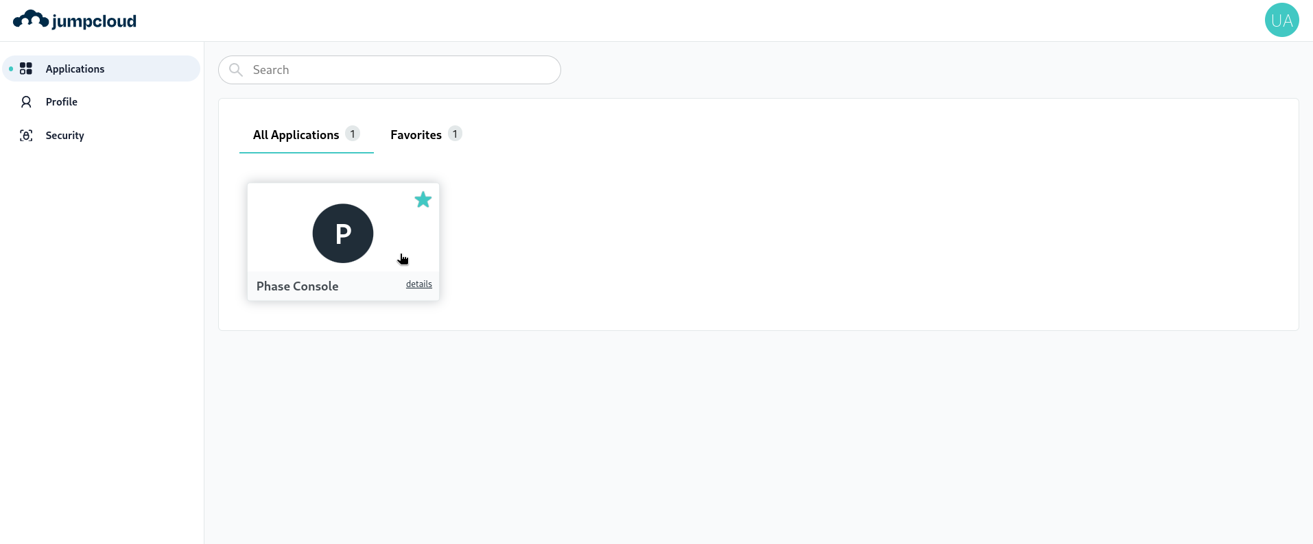 JumpCloud Application Launchpad