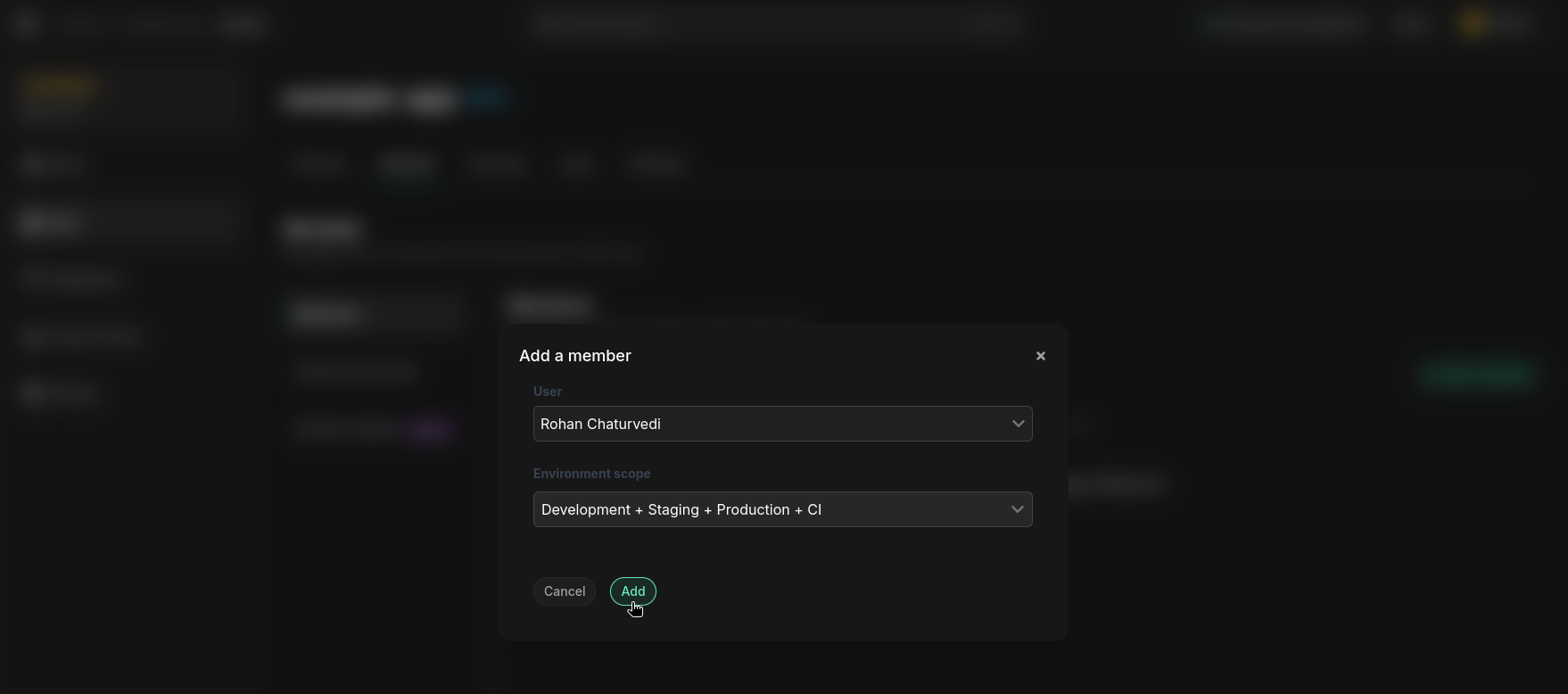 app member add