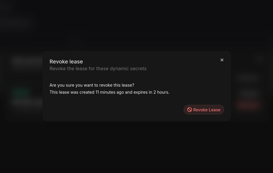 revoke lease
