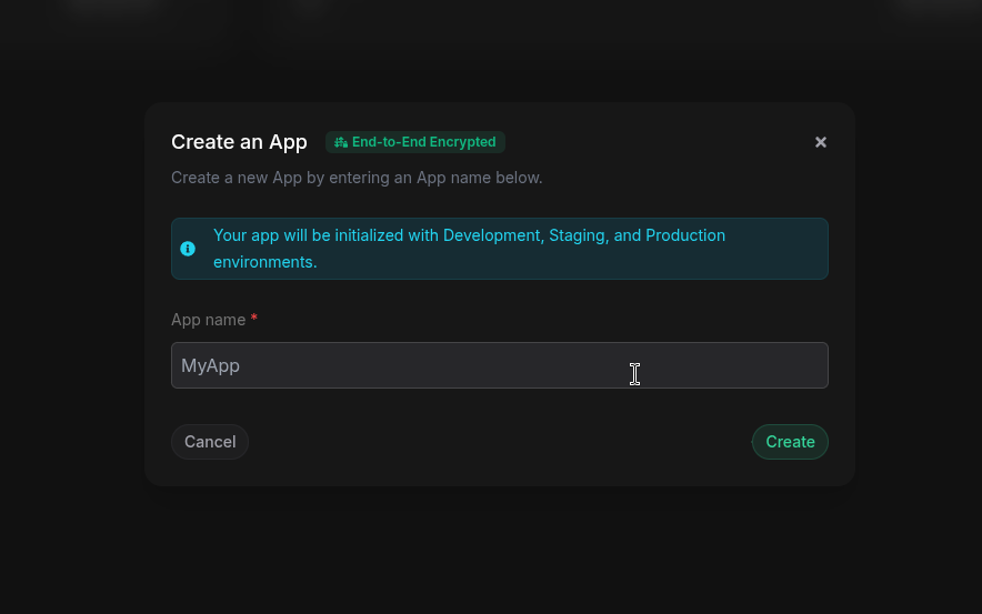 create an app