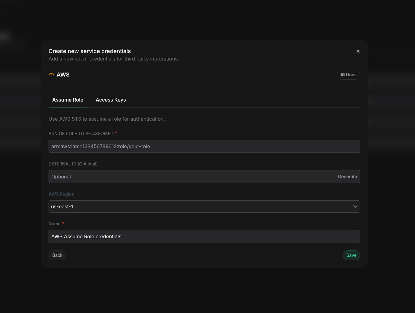 Generate External ID in Phase Console UI