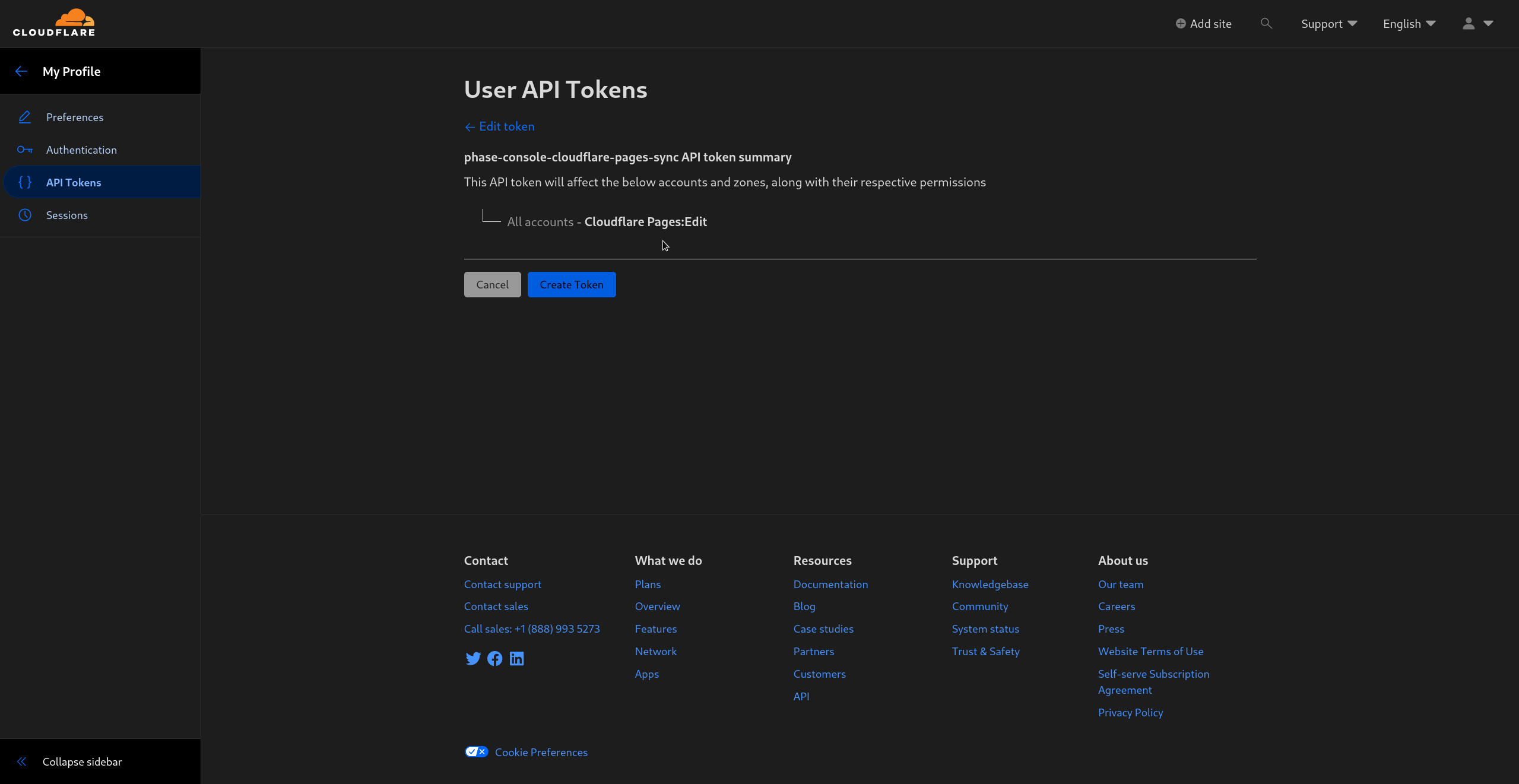 Confirm permissions